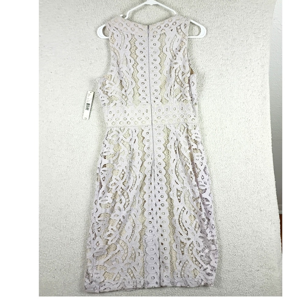 Antonio Melani Krista Dress Women 6 Pixie Remote Beauty Lace Sheath Sleeveless - Picture 3 of 12